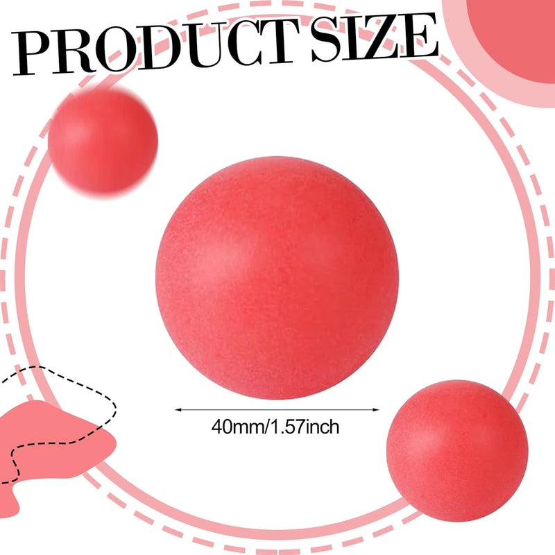 SEEVOR 28 Pcs Balls Table Tennis Balls 40mm Color Plastic Balls Bulk Washable Small Game Balls for Party Decoration Handcrafted Art Carnival Pool Games - Image 2